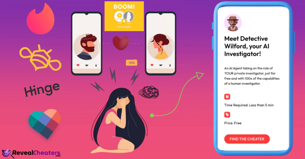 Other Dating Apps by Email Revealed with RevealCheaters!