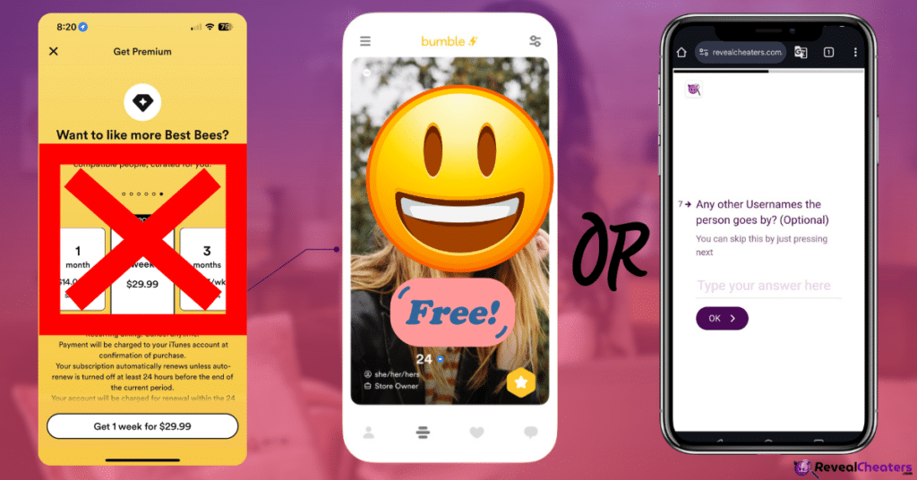 Search for Someone without Bumble Premium
