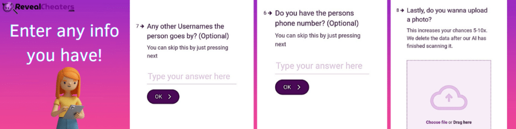 Can I use something else besides the Email to Search for Someone?