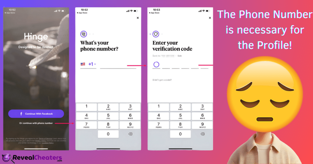Does Hinge need to have a Phone Number Associated with it?