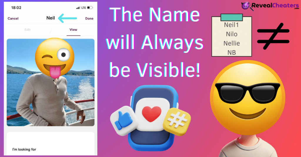 Will the Name Always be Displayed on the Profile?