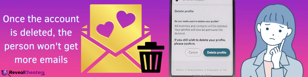 If the Account is Deleted, can they still get Email from Harmony?