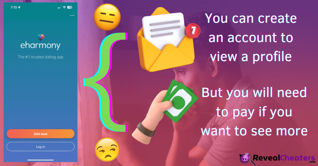 Is it Possible to see Pictures on eHarmony without Logging In or Paying?