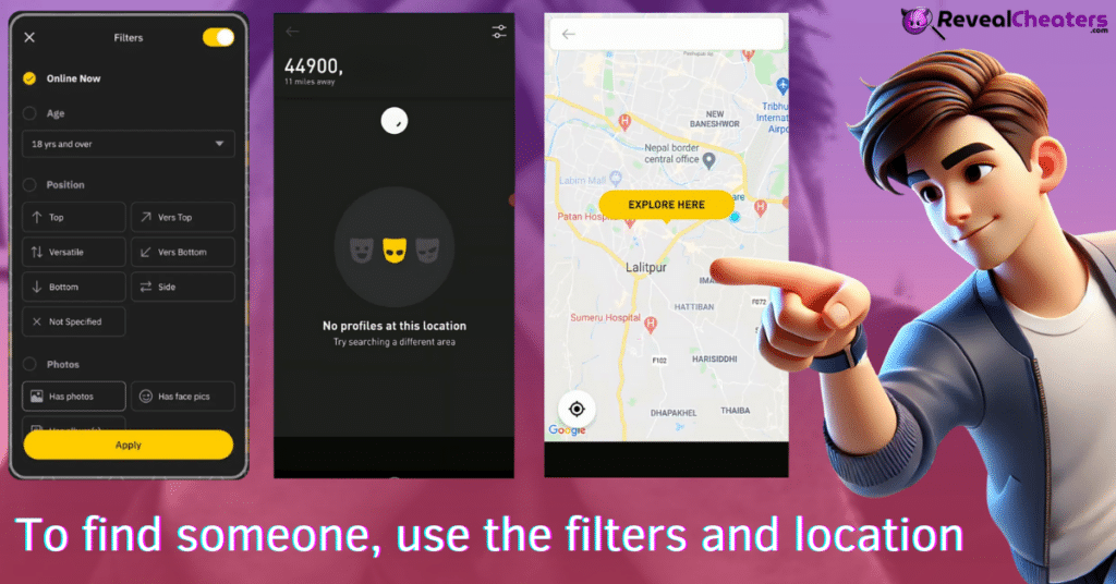 How can you Search for Someone on Grindr?