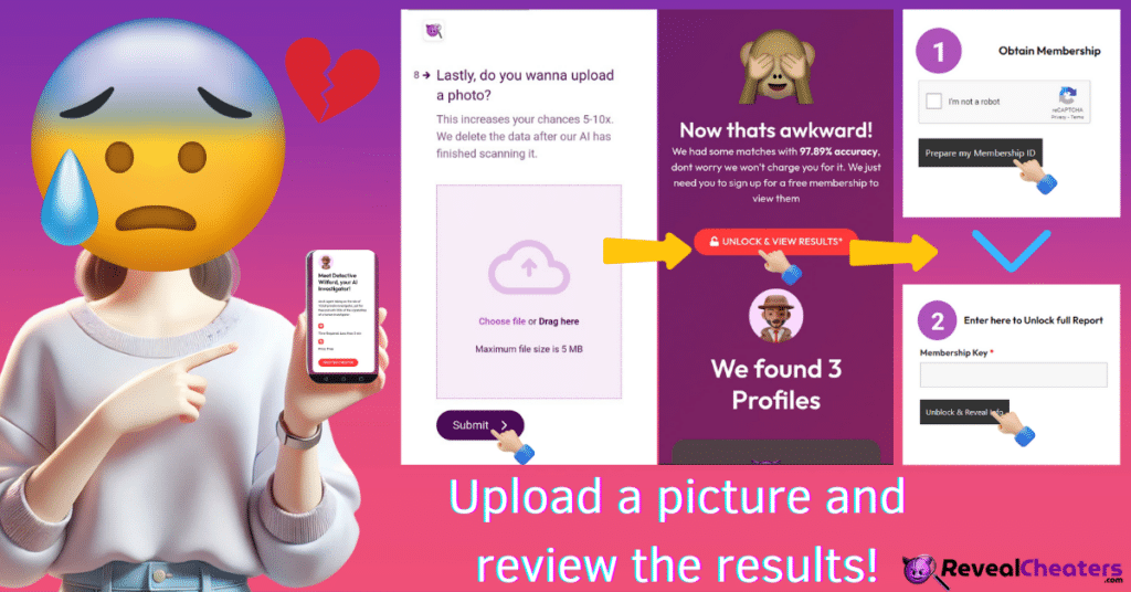 How to Find Someone on Her by Picture with RevealCheaters