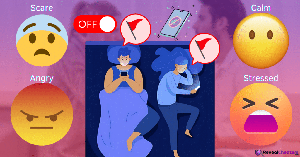 How do Cheaters Act When They See You Close to Their Devices?